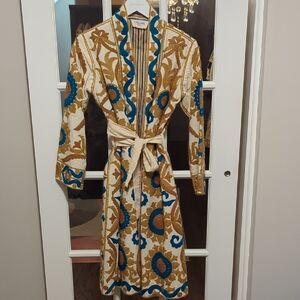 Paris Brand Floral Embroidered Coat